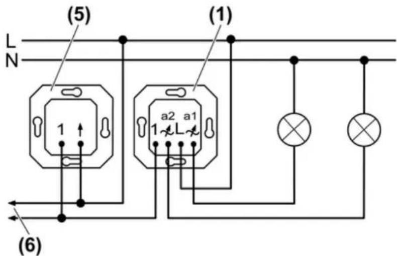 JUNG LS1565.07 - Connecting and mounting the dimmer - 1