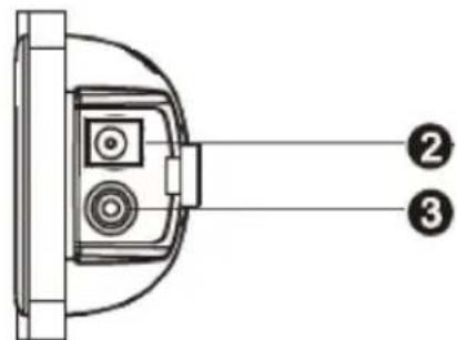 Diagram of a device with labeled components and numbered callouts