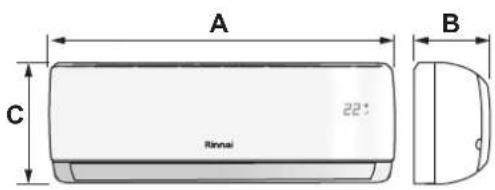 A B C 22° Rinnai