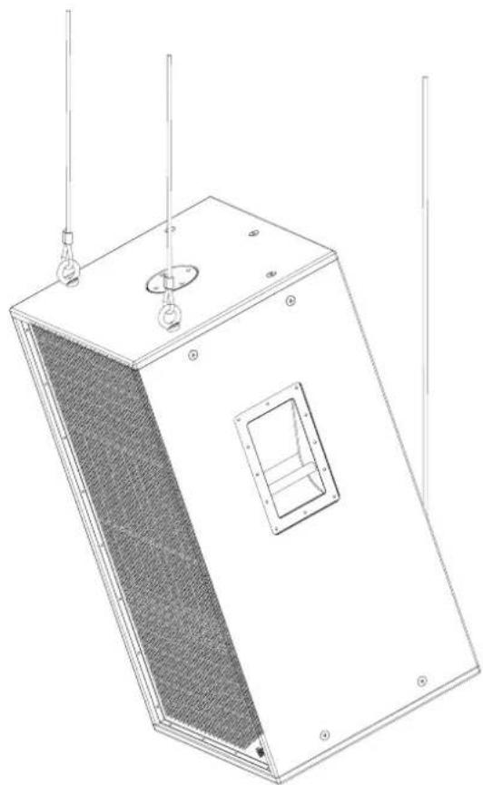 MARTIN Mach CW115 - To fly a speaker: - 4
