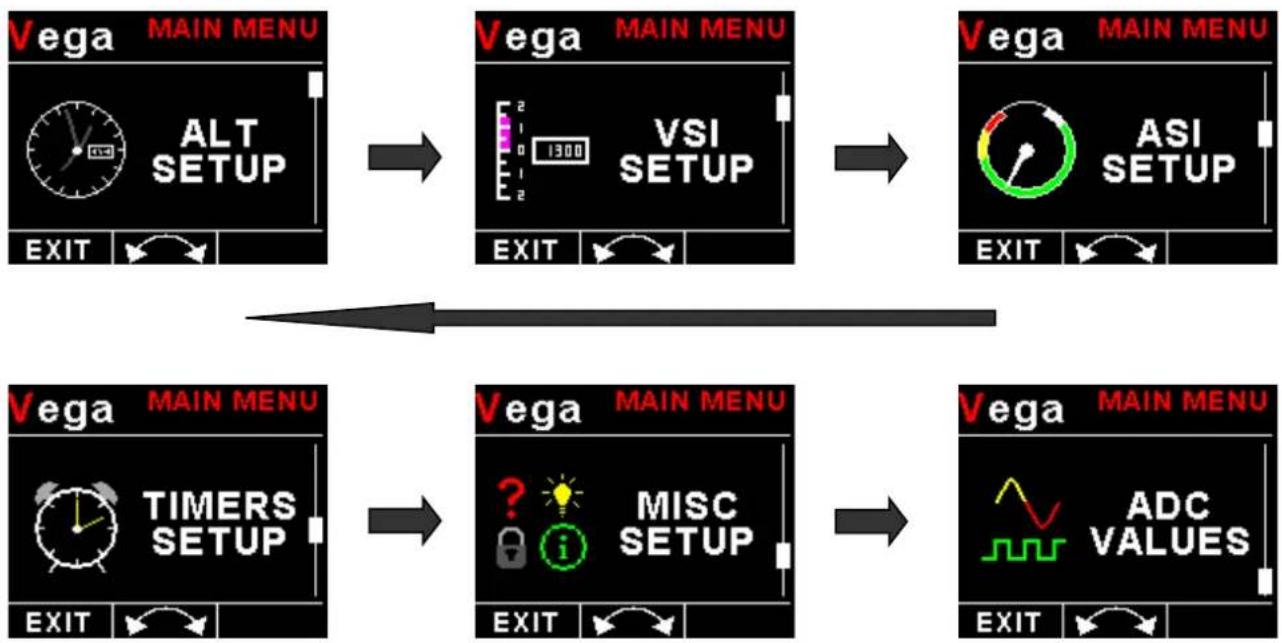 MGL Avionics ASV-1 - Menu System - 1