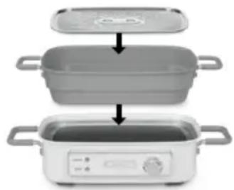 CUISINART Stack5 GR-M3CB - INSTRUCCIONES DE ENSAMBLAJE - 3