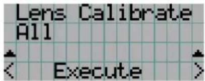 Lens Calibrate All < Execute >