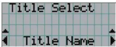 Title Select Title Name