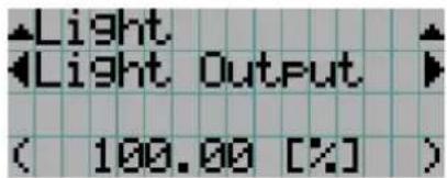 Light Light Output ( 100.00 [%] )