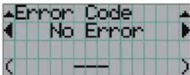 Error Code No Error ( — )