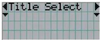 ◀Title Select ▶