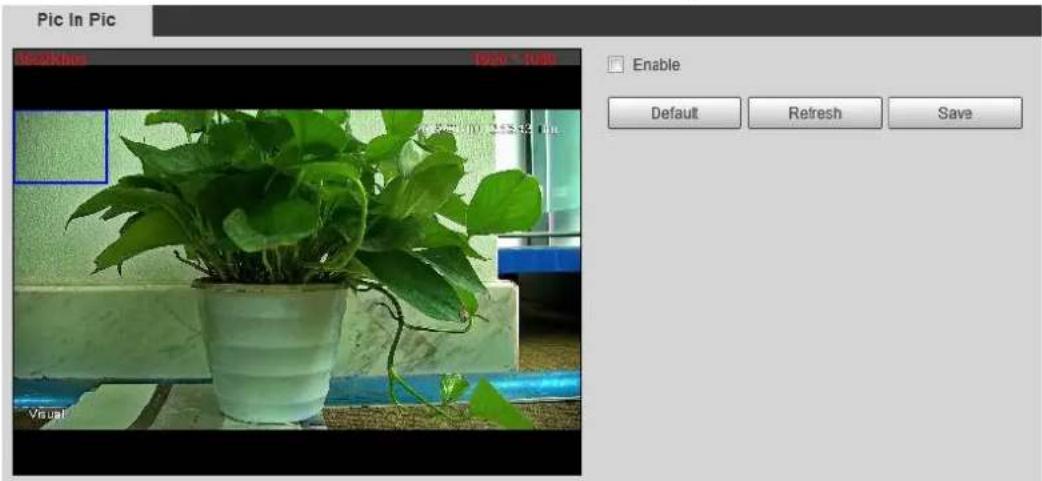 Pic In Pic 360Kface 1920 - 100% Enable Default Refresh Save Visual