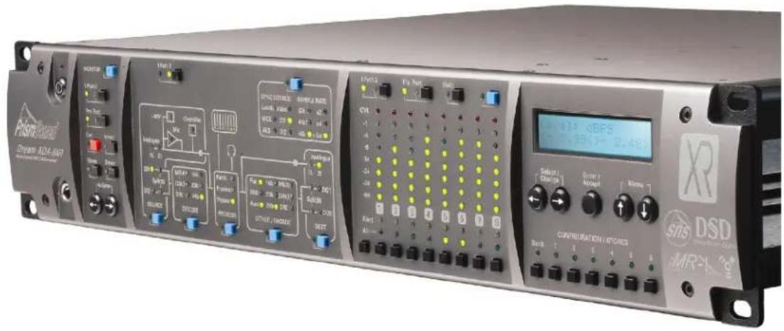 Prism Sound ADA-8XR - ADA-8XR Multi-channel A/D D/A Converter Operation Manual - 1