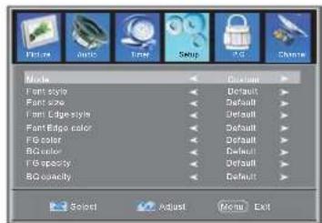 Flint Logic Timer Swap PG Chrome Mode Font style Font size Font Edge style Font Edge color F-size R-size FB property BO size Default Default Default Default Default Default Default Select Adjust Menu Exit