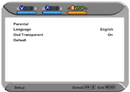 MAG MA-32EF1ASP - Customizing the SETUP Settings - 6