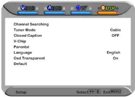 MAG MA-32EF1ASP - Customizing the SETUP Settings - 5