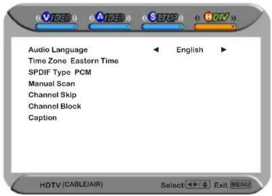 MAG MA-32EF1ASP - HDTV MENU: - 1