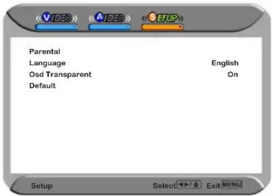 MAG MA-32EF1ASP - SETUP MENU: - 3