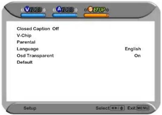 MAG MA-32EF1ASP - Customizing the SETUP Settings - 4
