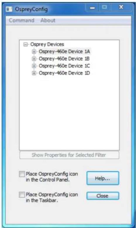 Osprey 210e - OspreyConfig's initial processing sequence - 1