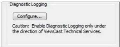 Osprey 210e - Diagnosc logging - 1