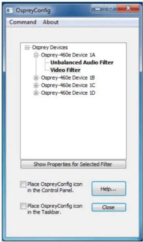 Osprey 210e - OspreyConfig's initial processing sequence - 2