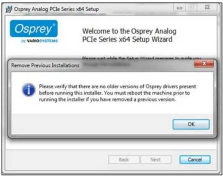 Osprey 210e - To install the driver: - 1
