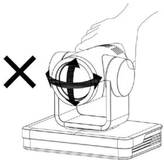 Illustration of a hand holding a mechanical device with a circular component and directional arrows, no text or symbols present.