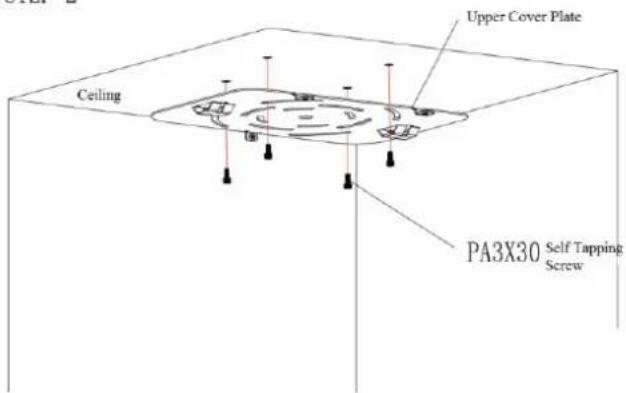 Ceiling Upper Cover Plate PA3X30 Self Tapping Screw