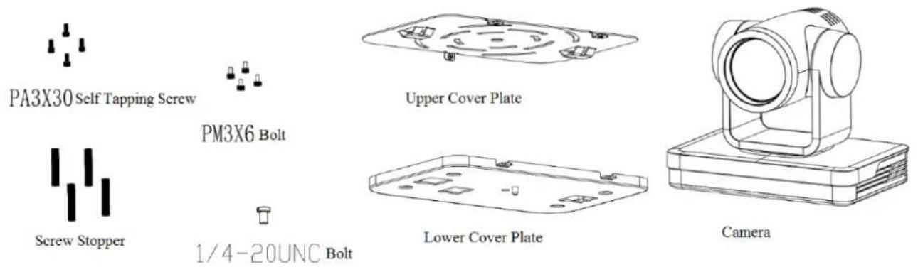 BZBGear BG-UPTZ-30XHSU - Mounting Brackets - 7