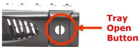 Tray Open Button