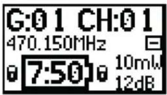 SHURE ULXD124D - Home Screen Display Options - 2