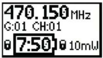 SHURE ULXD124D - Home Screen Display Options - 1