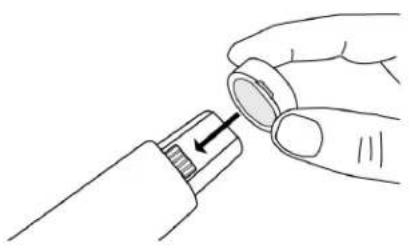SHURE ULXD124D - Installing the Battery Contact Cover - 1
