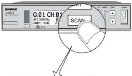 SHURE ULXD24D - Scan and Sync - 1