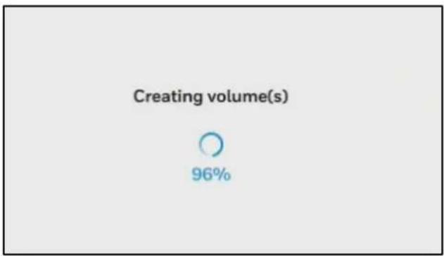 HONEYWELL HN30080216 - Creating a Volume - 4