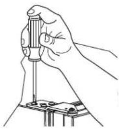 U-Line CO1224F - Install top hinge and door: - 1