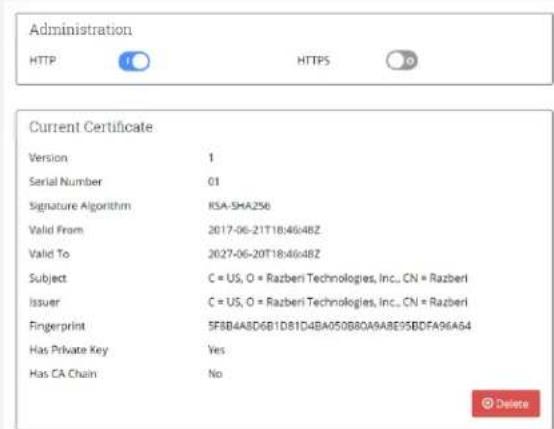 Razberi ServerSwitchIQ SSIQ24P2U-2-XE - HTTPS - 1