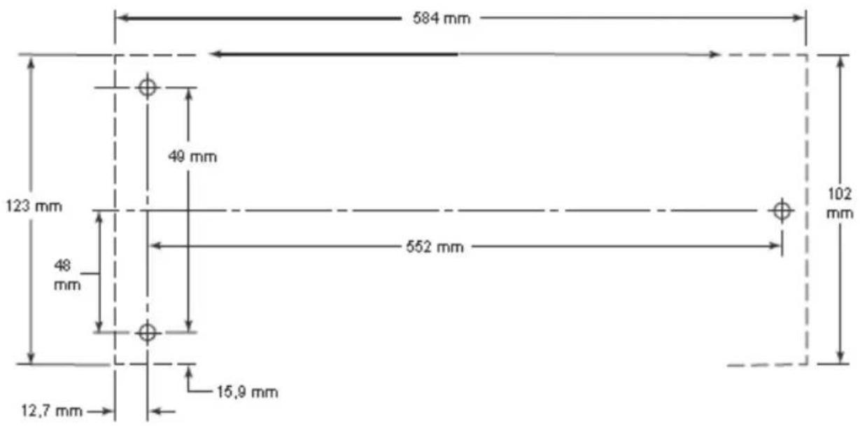584 mm 49 mm 123 mm 48 mm 552 mm 102 mm 12.7 mm 15.9 mm
