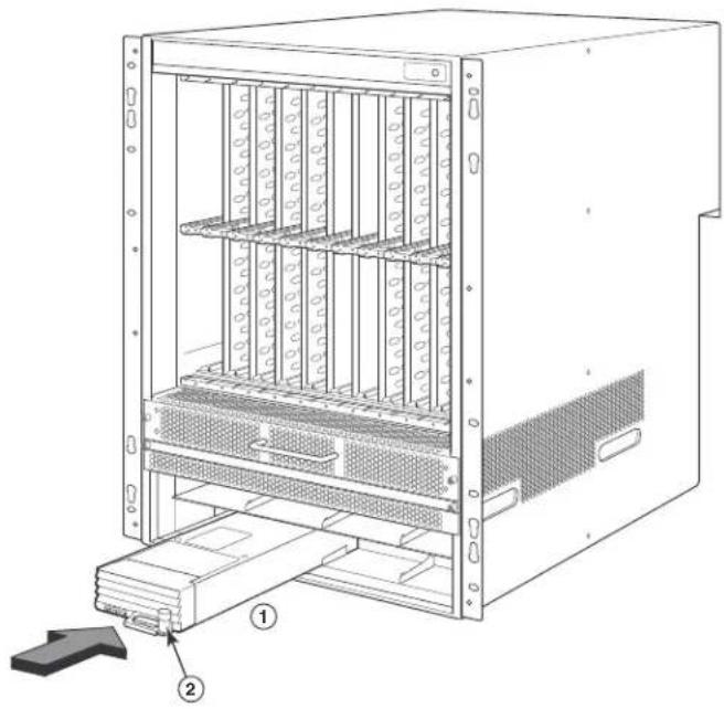DELL PowerConnect B-RX4 - Installing power supplies in a BigIron RX-16 chassis - 1