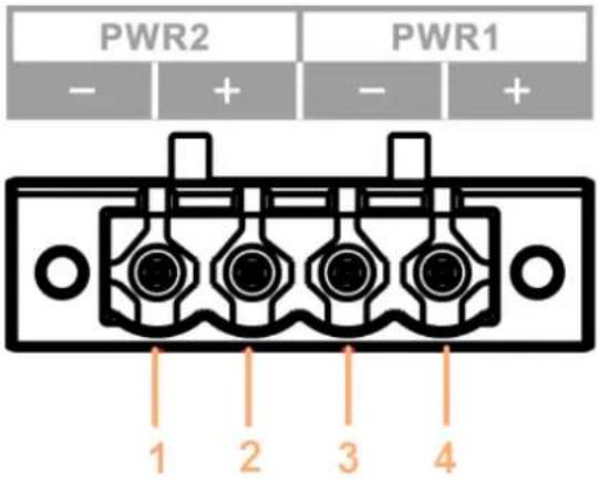 PWR2 - + - + 1 2 3 4 PWR1