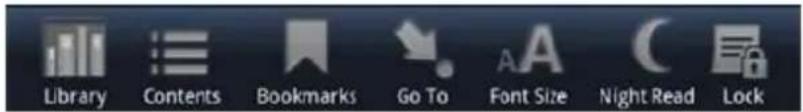 Library Contents Bookmarks Go To Font Size Night Read Lock