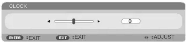 CLOCK ENTER :EXIT EXIT :EXIT 0 :ADJUST