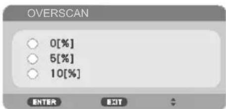 OVERSCAN 0[%] 5[%] 10[%] ENTER EXIT