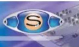 Abstract graphic with a stylized eye-like shape containing the letter 'S' and blue gradient background (no readable text or symbols)