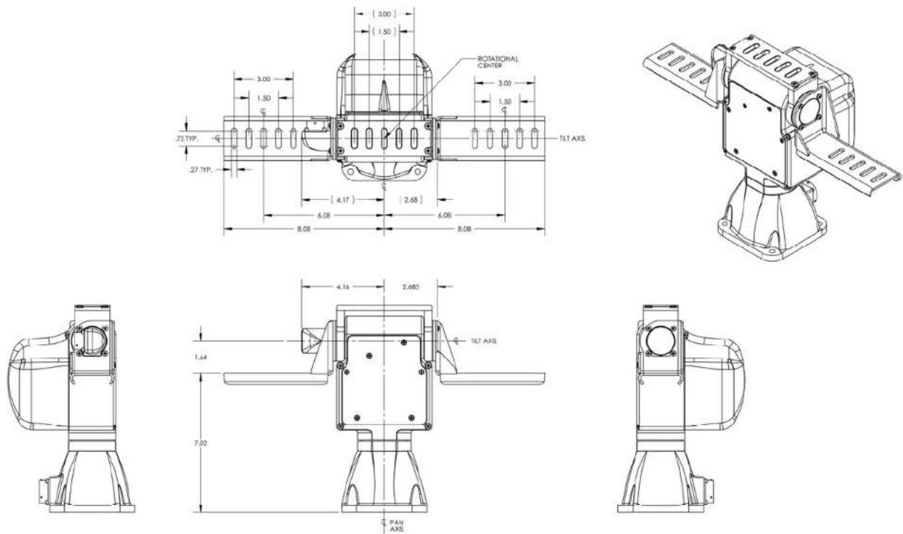 FLIR D48E - B.1 - Payload Mounting Pattern - 2