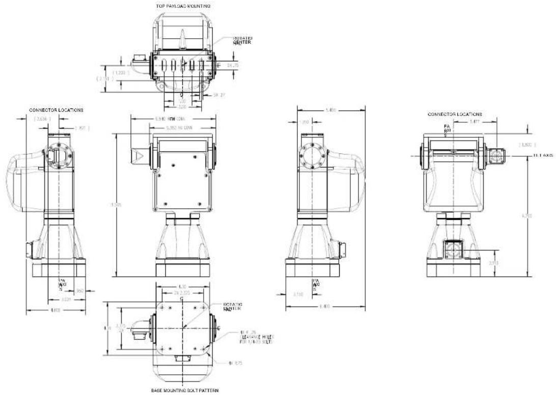 TOP PAYLOAD MOUNTING ROTATED NEUTER (1.250) (2.701) 59.27 3.654 1.801 LINE FOR SNR 3.252 NO GWR 3.200 1.800 FA 601 11.555 16.1 AXS 1.600 1.500 2.100 1.400 CONNECTOR LOCATIONS FA 601 11.555 16.1 AXS 1.600 CONNECTOR LOCATIONS FA 601 11.555 16.1 AXS 1.600 ROTATING NEUTER LEAVES HILLS FOR LADD SLTE. B- 675 BASE MOUNTING SOLT PATTERN