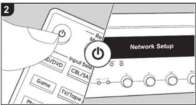 2 M Rel Network Setup Input Select CBL/SA Game TV/Tape
