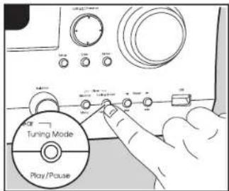 Tuning Mode Play/Pause
