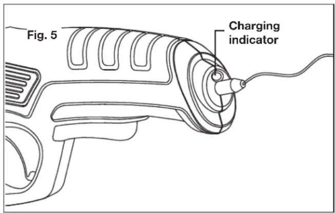 Fig. 5 Charging indicator