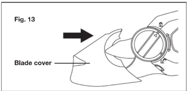 Fig. 13 Blade cover