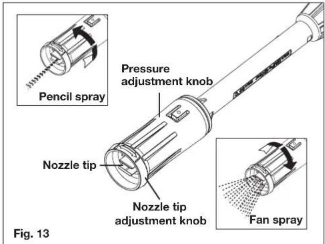 Sun Joe SPX205E-MAX-RM - Using the adjustable spray wand - 1