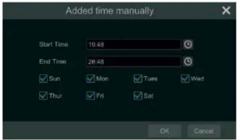Speco Technologies H24WHRL - Set Week Schedule - 1