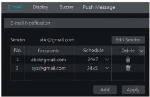 Speco Technologies H24WHRL - E-mail Conguraon - 2